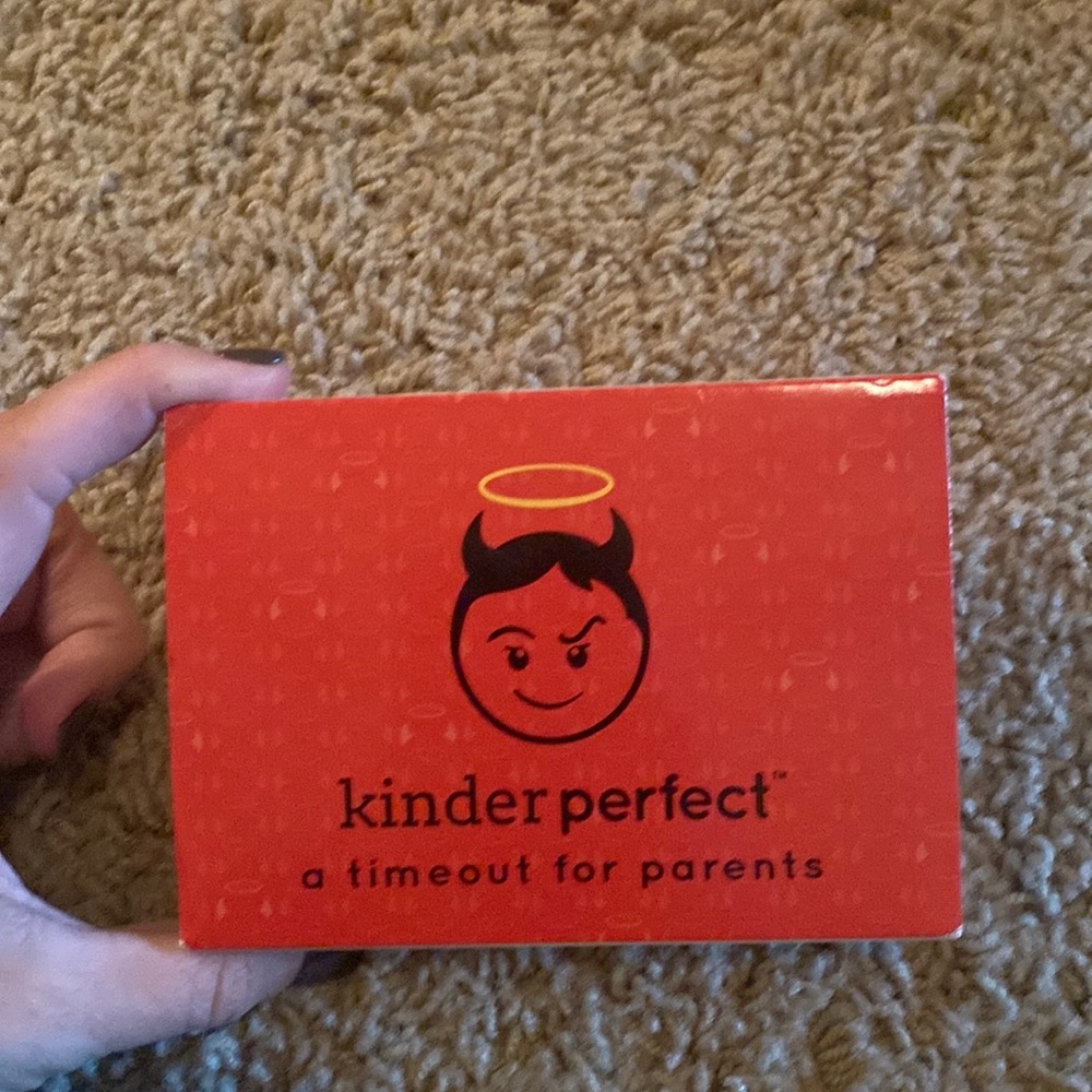 Kinder Perfect: A Party Game for Parents KinderPerfect Hilarious Family Friendly